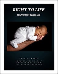 Right To Life Unison/Two-Part choral sheet music cover Thumbnail